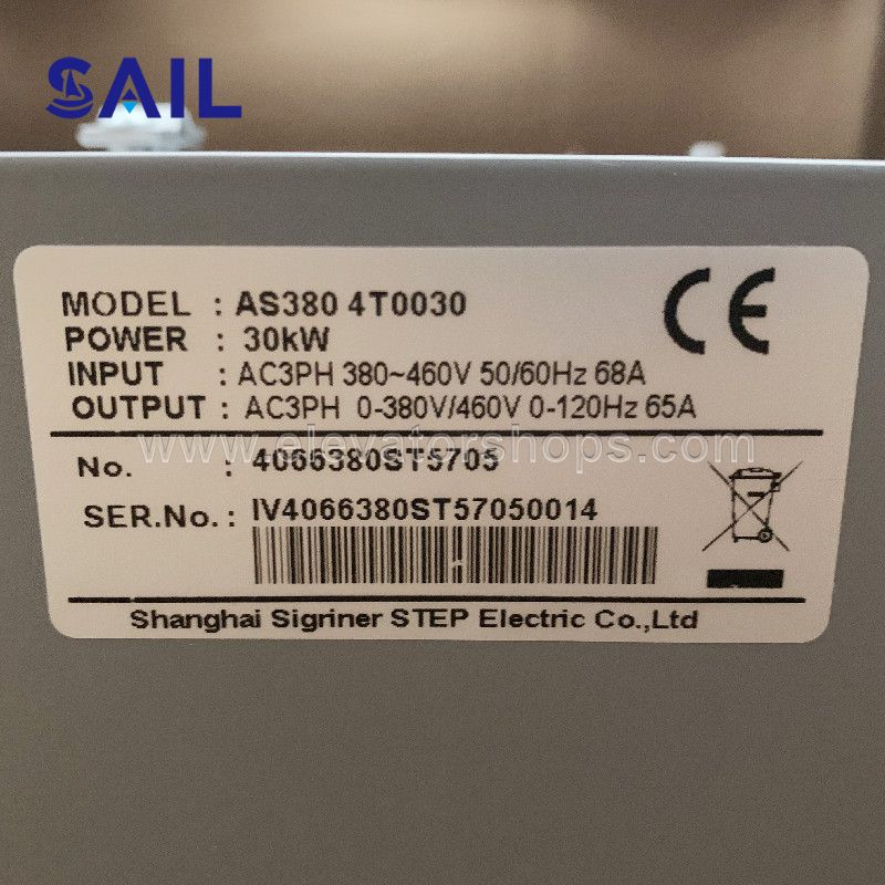 Sigma Elevator Inverter STEP AS380 4T0030