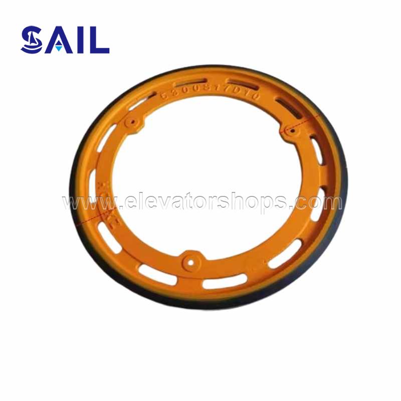 9300 escalator friction wheel 3 holes, 497*30mm, M10